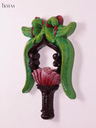 Artistic Hand Carved Twin Parrot Wooden Wall Frame 1