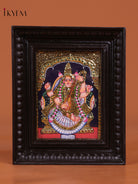 Beautiful Goddess Saraswati Thanjavur Painting 