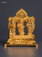 Beautiful Gold Plated 3.5 Inch Ram Dharbar Idol