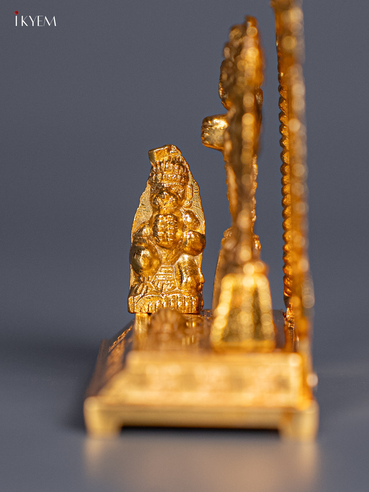 Beautiful Gold Plated 3.5 Inch Ram Dharbar Idol 2