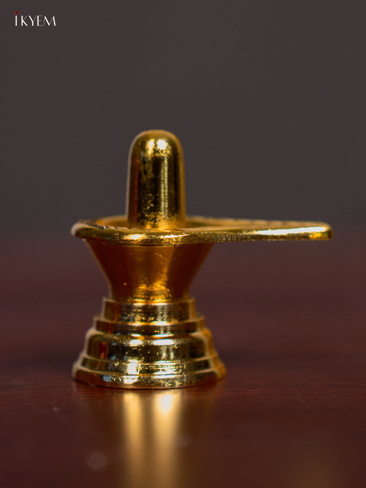 Beautiful Gold Plated Shiva Lingam Statue 2