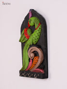 Beautiful Hand-Painted Wooden Parrot Key-Hanger 1