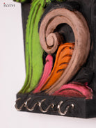 Beautiful Hand-Painted Wooden Parrot Key-Hanger 2