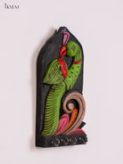 Beautiful Hand-Painted Wooden Parrot Key-Hanger 3