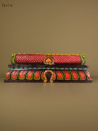 Beautiful Hand Carved Gopuram Wooden Wall Panel 