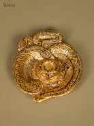 Beautiful Om Shaped Metal Agarbatti Stand 