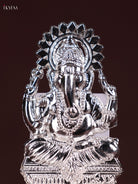 Beautiful Silver Plated Lord Ganesha Kuthu Vilakku 1