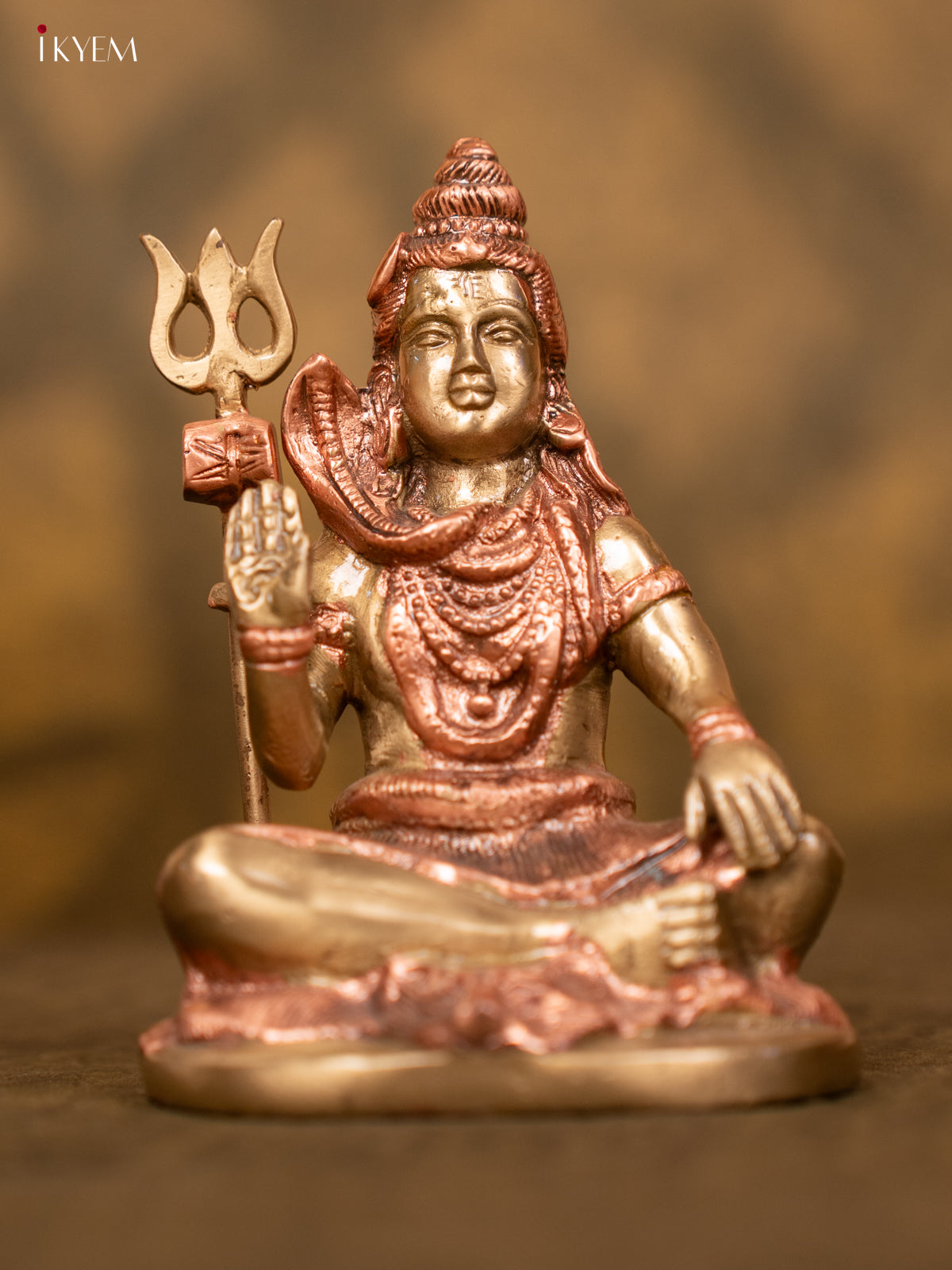 Lord Shiva in Dual tone (Brass & Copper), Feature rich. Perfect for your pooja room