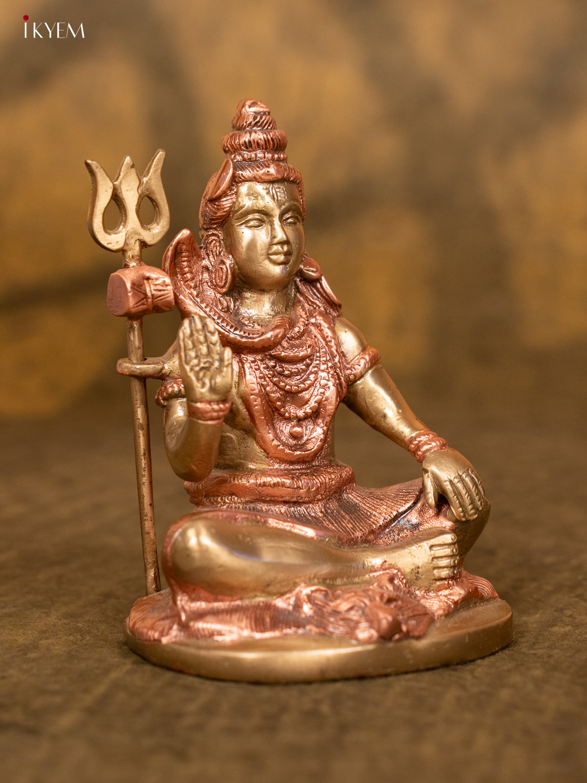 Lord Shiva in Dual tone (Brass & Copper), Feature rich. Perfect for your pooja room