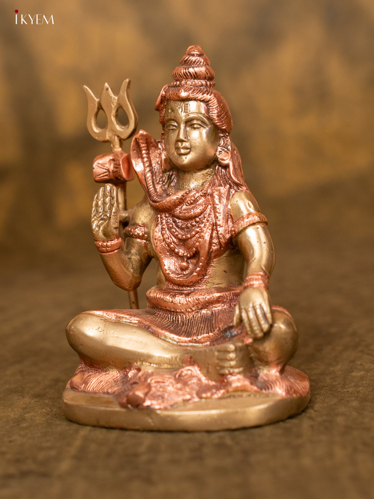 Lord Shiva in Dual tone (Brass & Copper), Feature rich. Perfect for your pooja room