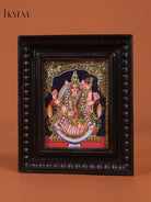 Charming Goddess Saraswati Thanjavur Painting 