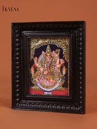 Charming Goddess Saraswati Thanjavur Painting 2