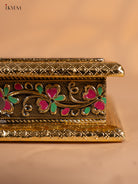 Charming Peacock Printed Meenakari Dry Fruit Box 3