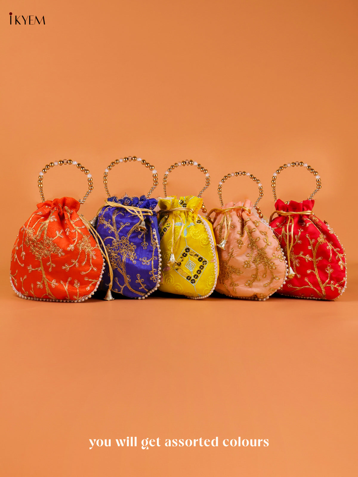 Chic Festive Return Gift Combos In A Embroidered Potli Bag 