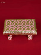 Chic Pink Wooden Meenakari Manai