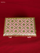 Chic Pink Wooden Meenakari Manai 1