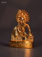 Cute Gold Plated Laddu Gopal Idol 3