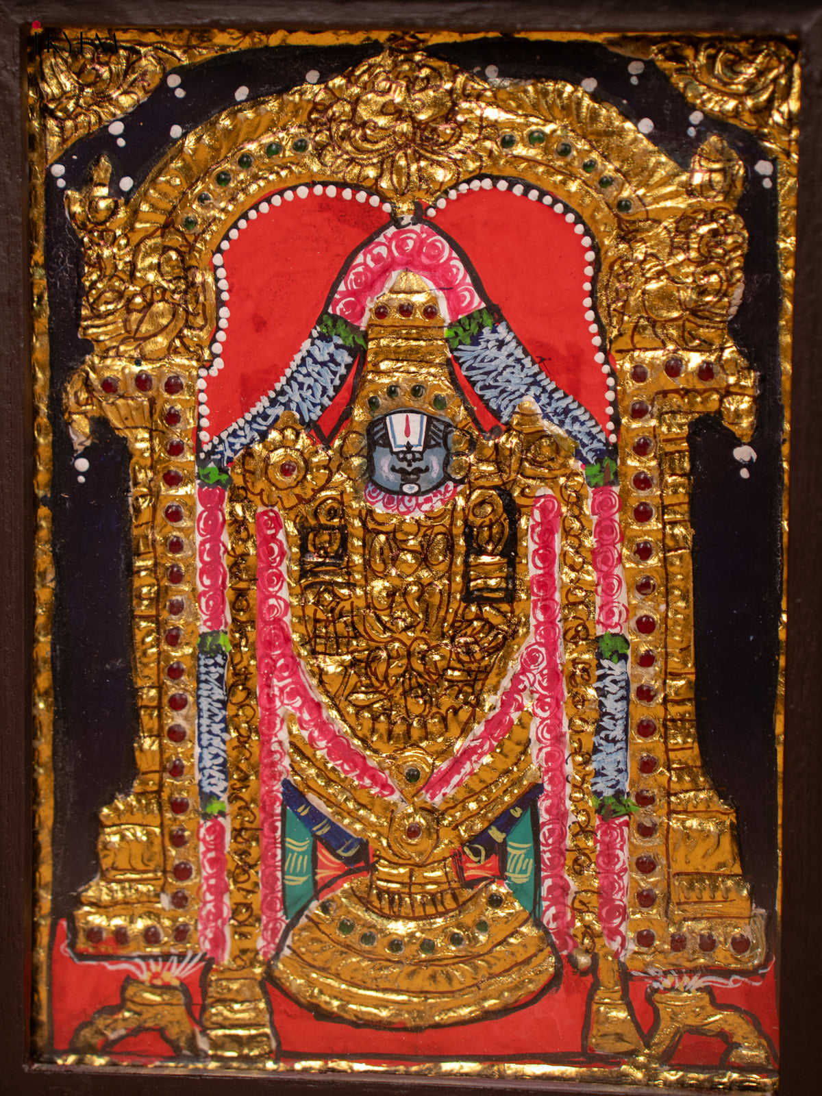 Balaji - Tanjore Painting  (11x9)  - KD17147