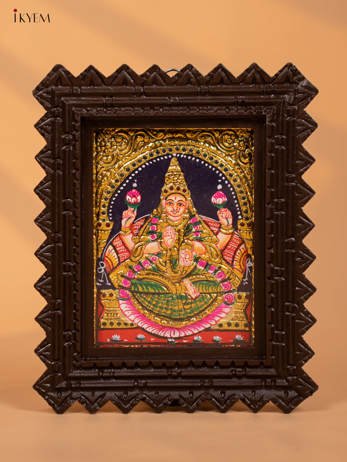 Ishwarya Lakshmi - Tanjore Painting  (11x9)  - KD17151