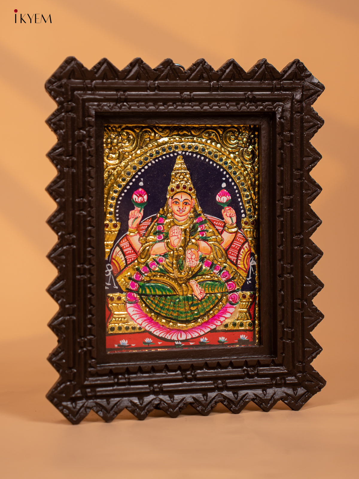 Ishwarya Lakshmi - Tanjore Painting  (11x9)  - KD17151