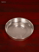 Divine 4 Inches German Silver Pooja Thali Set 4