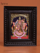 Divine Goddess Saraswati Thanjavur Painting 1