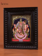 Divine Goddess Saraswati Thanjavur Painting 2