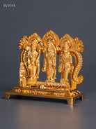 Divine Gold Plated 4 Inch Ram Dharbar Idol 1