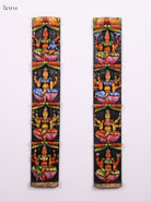 Divine Hand Painted Ashtalakshmi Wooden Vertical Set 