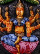 Divine Hand Painted Ashtalakshmi Wooden Vertical Set 4