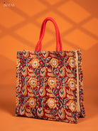  Eco-Friendly Handcrafted Red Kalamkari Bag