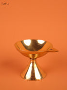 Elegant 1.5 Inch Brass Diya 2