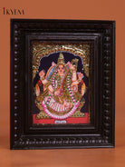 Elegant Goddess Saraswati Thanjavur Painting 1