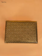 Elegant Gold Oxidized Bajot with Peacock Legs 4