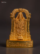 Elegant Gold‑Plated 2.5 Inch Tirupati Balaji Idol 