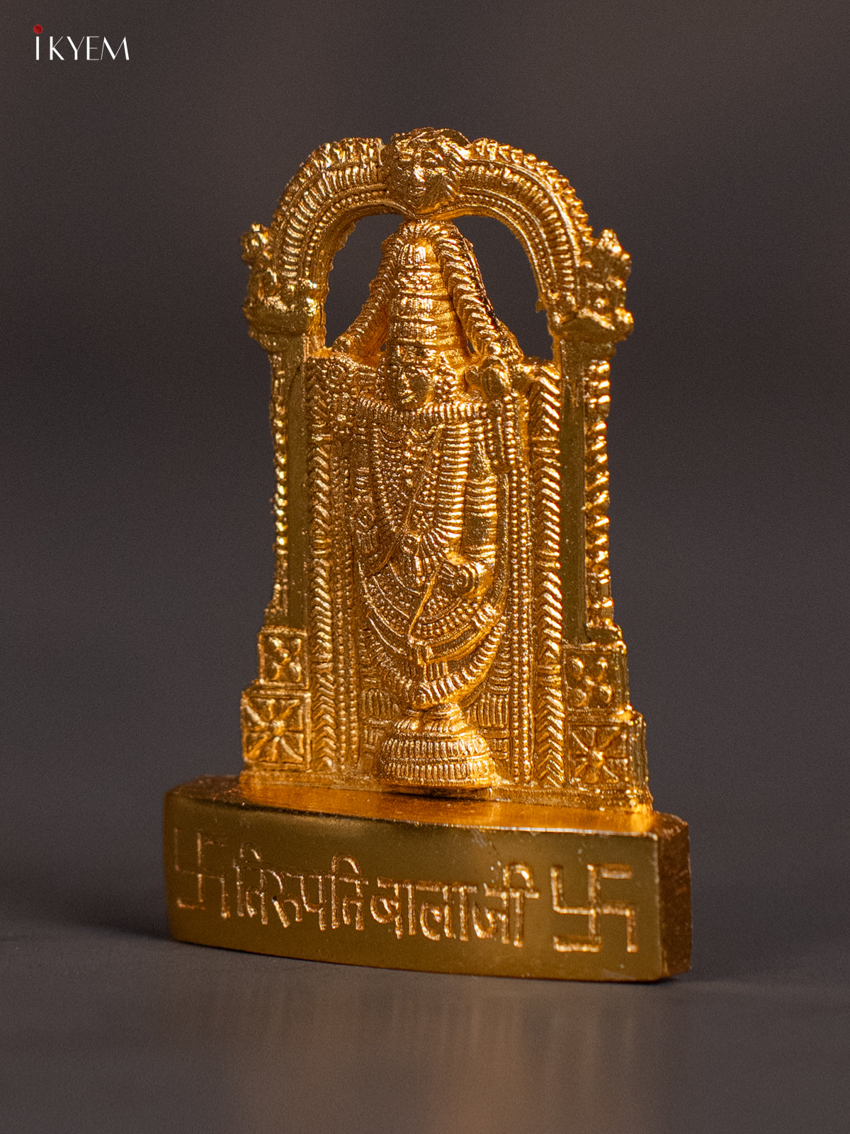 Elegant Gold‑Plated 2.5 Inch Tirupati Balaji Idol 2