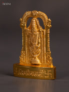 Elegant Gold‑Plated 2.5 Inch Tirupati Balaji Idol 2