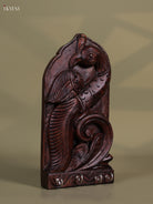 Elegant Hand Crafted Parrot Wooden Key Hanger 1