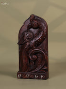 Elegant Hand Crafted Parrot Wooden Key Hanger 3