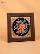 Elegant Hridaya Kamalam Reverse Glass Painted Frame 