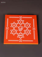 Elegant Orange Om Saravana Bhava Wooden Manai 1