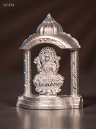 Elegant Silver Plated Goddess Lakshmi In Temple Frame 2
