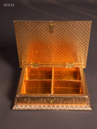 Elephant Printed Rich Dry Fruit Box with 4 Compartment 1