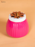 Exquisite 3.5 Inch Metal Storage Box In Pink 