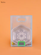 Exquisite Embossed Silver Plate Festive Gift Combo In A Transparent Bag 2