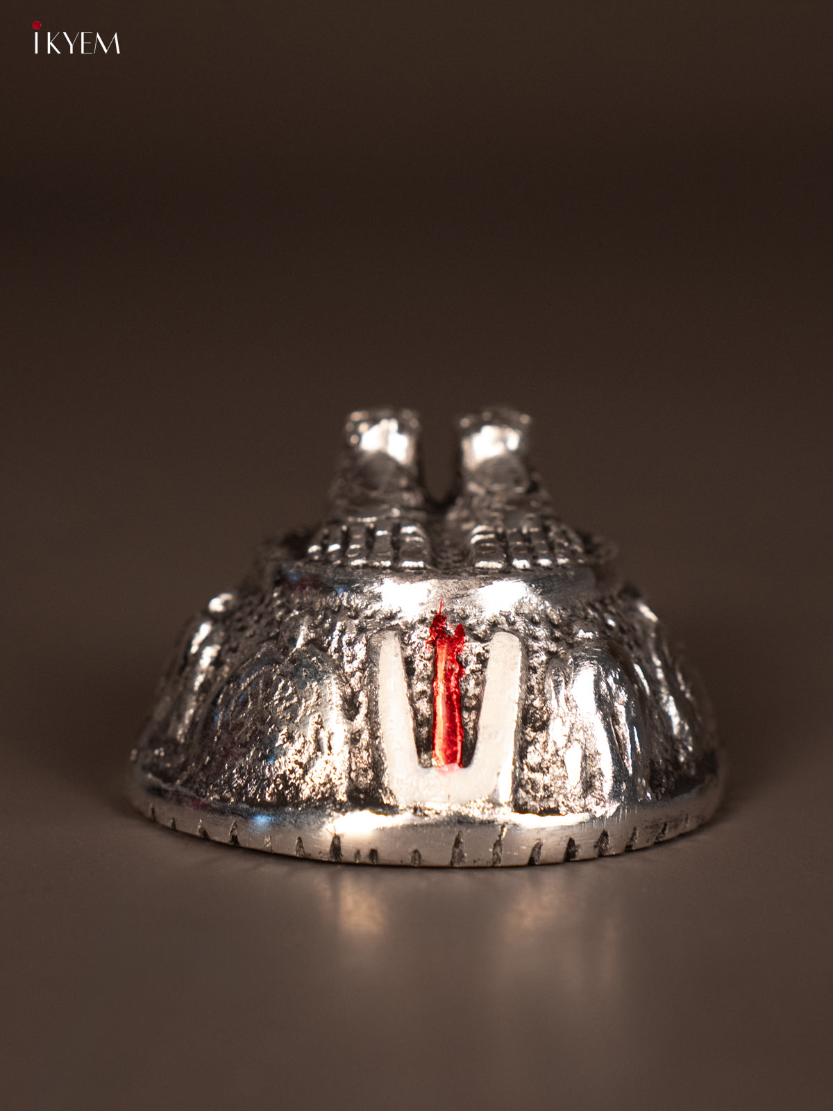 Exquisite German Silver Tirupati Balaji Padukas 