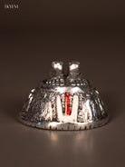 Exquisite German Silver Tirupati Balaji Padukas 