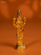 Exquisite Gold Plated Tirupati Balaji Idol 1