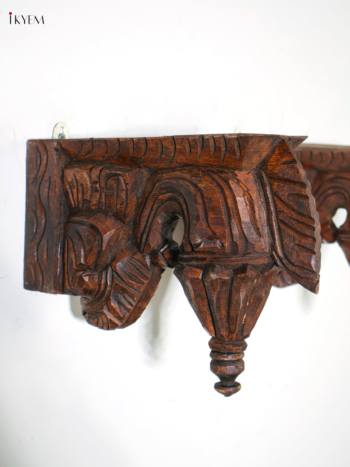 Exquisite Wooden Hand Carved Yaali Wall Bracket Set 1