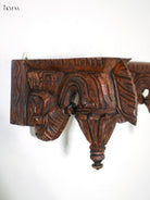Exquisite Wooden Hand Carved Yaali Wall Bracket Set 1